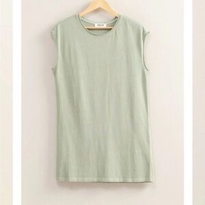 Double Zero Sage Green Muscle Tee